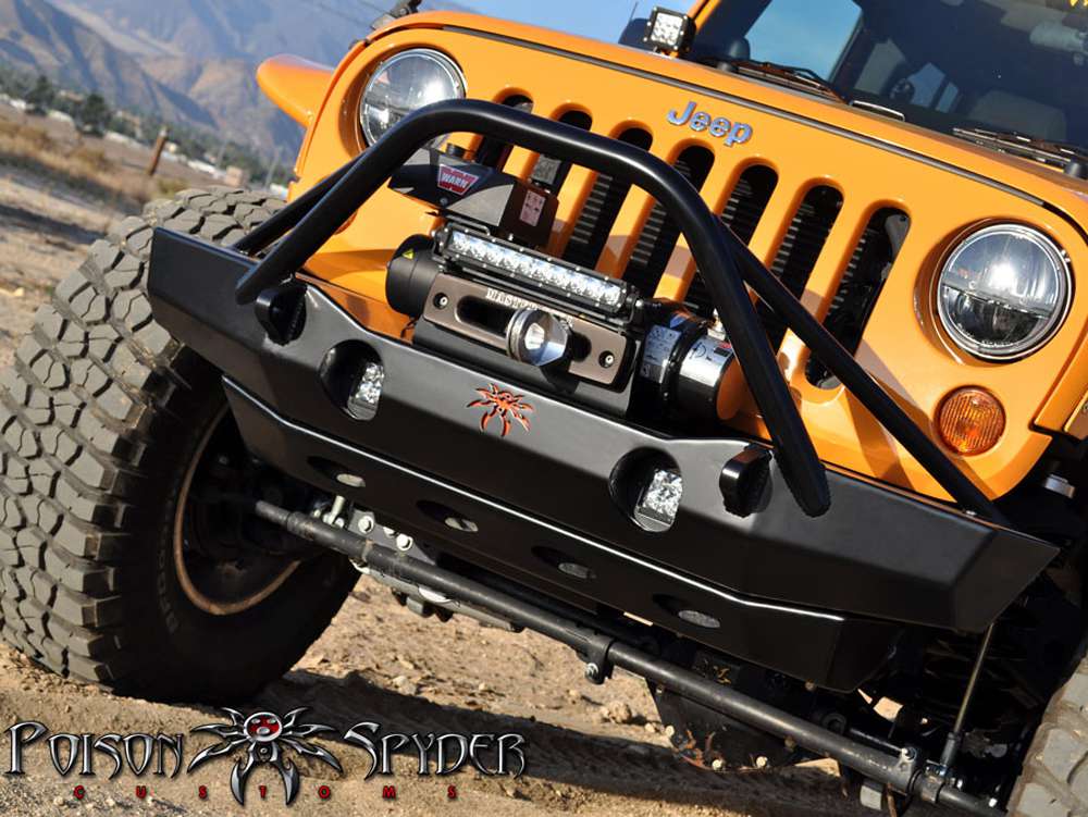 Wrangler front bumper mid width