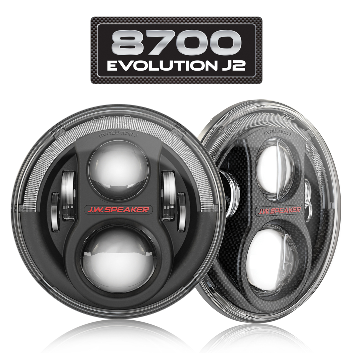 J.W.Speaker 8700 Evolution J2 LED Scheinwerfer für Jeep Wrangler JK
