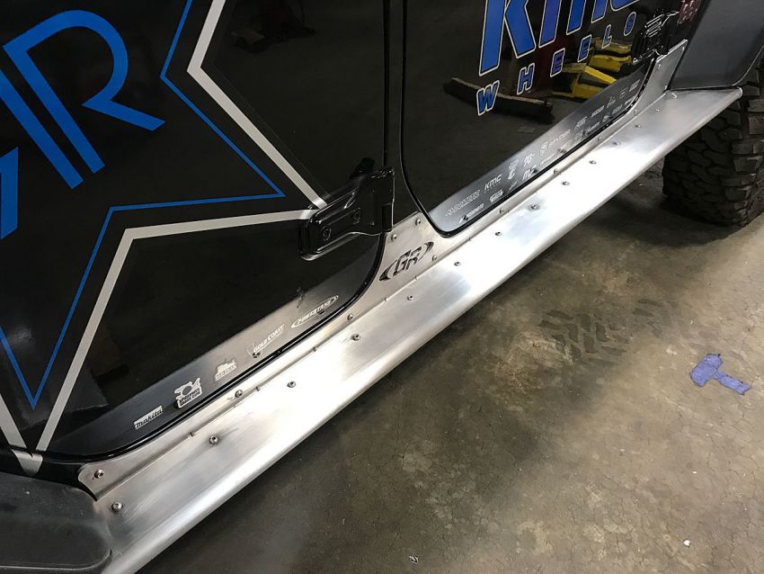 Genright Flankenschutz Aluminium für Wrangler JL 4D