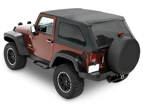 Trektop NX Factory Style - Black Diamon Wrangler JK 2D 2007 - 2018