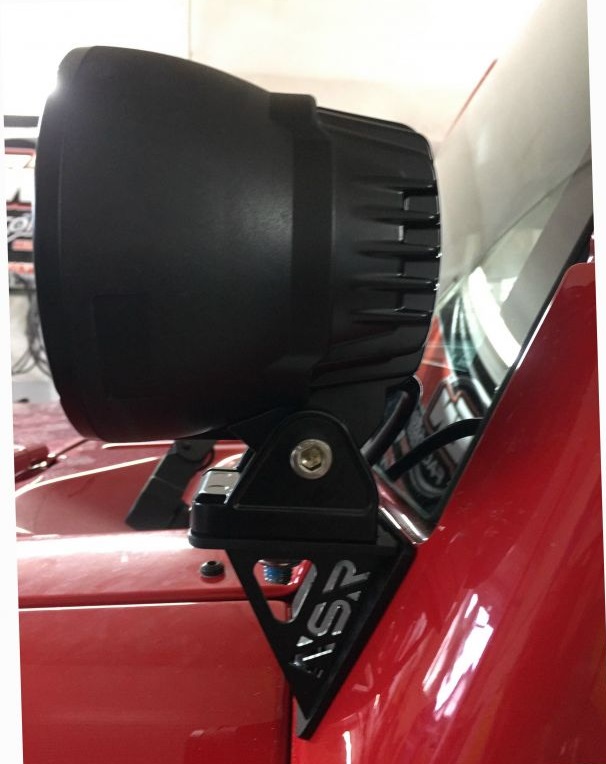 Windschutzscheibenhalter für 2 Zusatzscheinwerfer