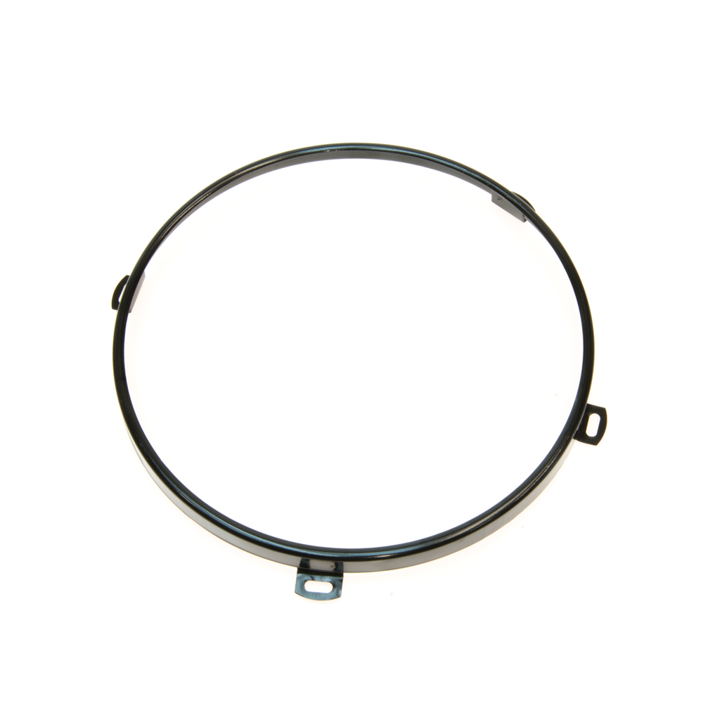 Scheinwerfer Einbauring schwarz Set